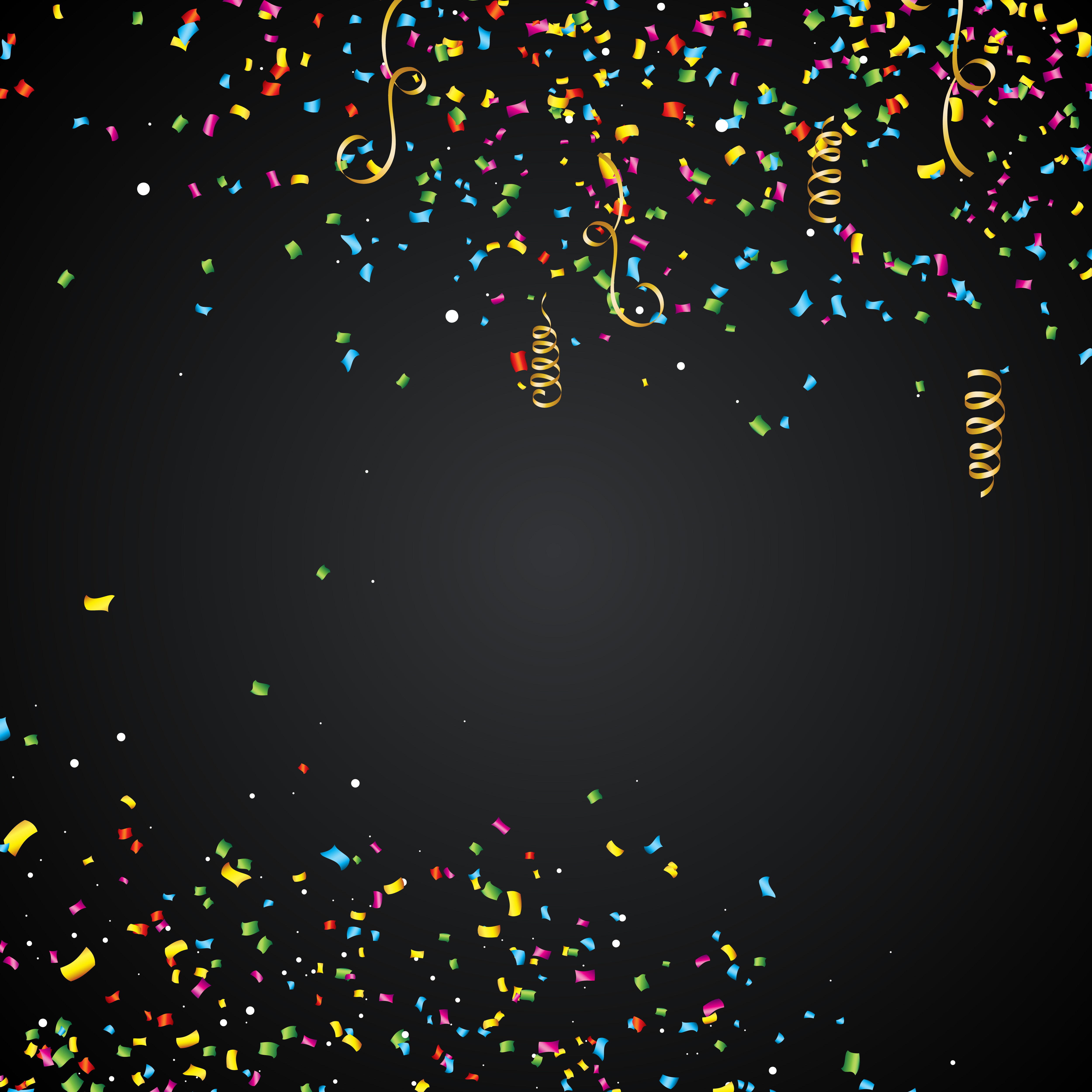 Abstract Illustration with Colorful Confetti 336921 Vector Art at Vecteezy