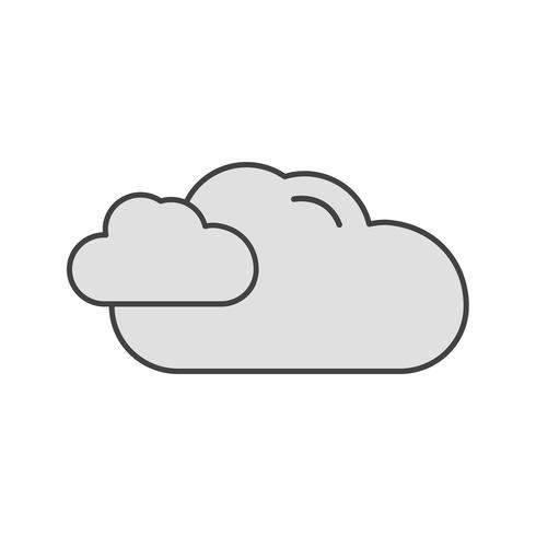 icono de nube de vectores