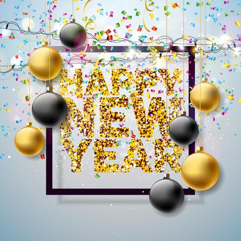 Happy New Year Illustration vector