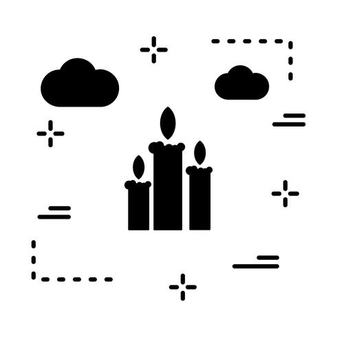 vector candles icon