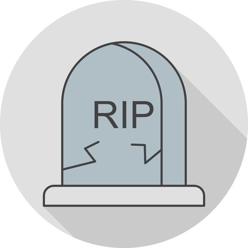 vector grave icon 