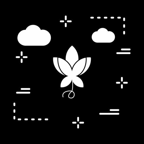 vector flower icon 