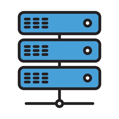 vector server icon 