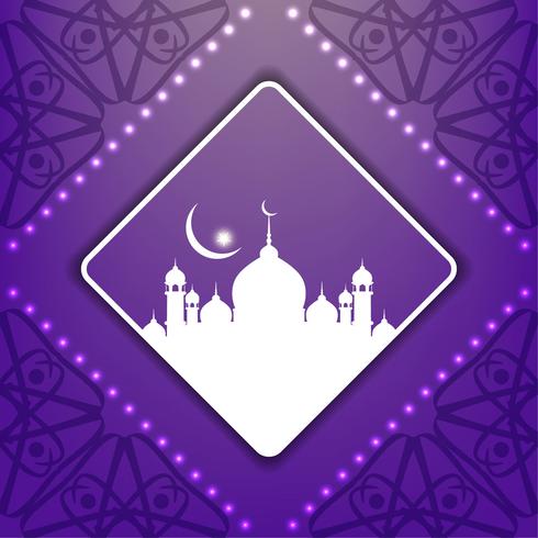 Fondo abstracto de Eid Mubarak vector