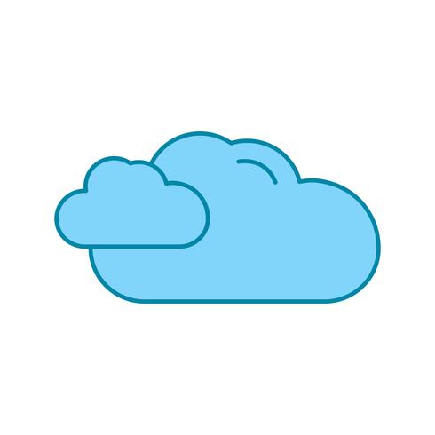 vector cloud icon 