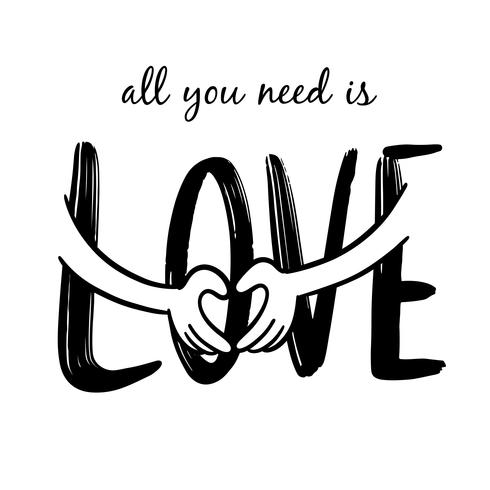 All You Need is Love vector