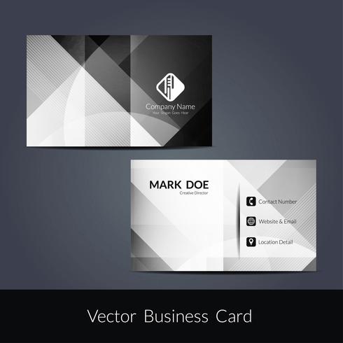 Modern business card template vector