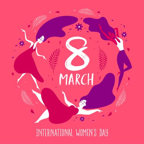 Dia Internacional de la Mujer vector
