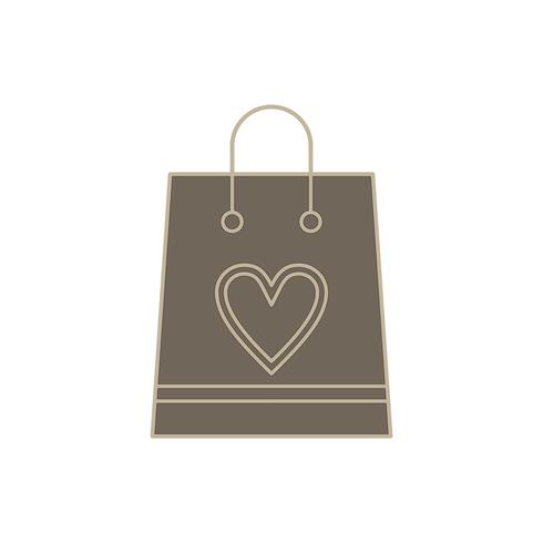 vector shopping bag icon