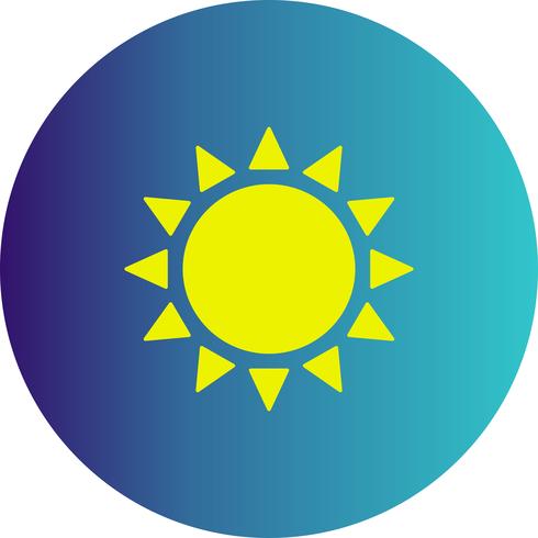 vector sun icon