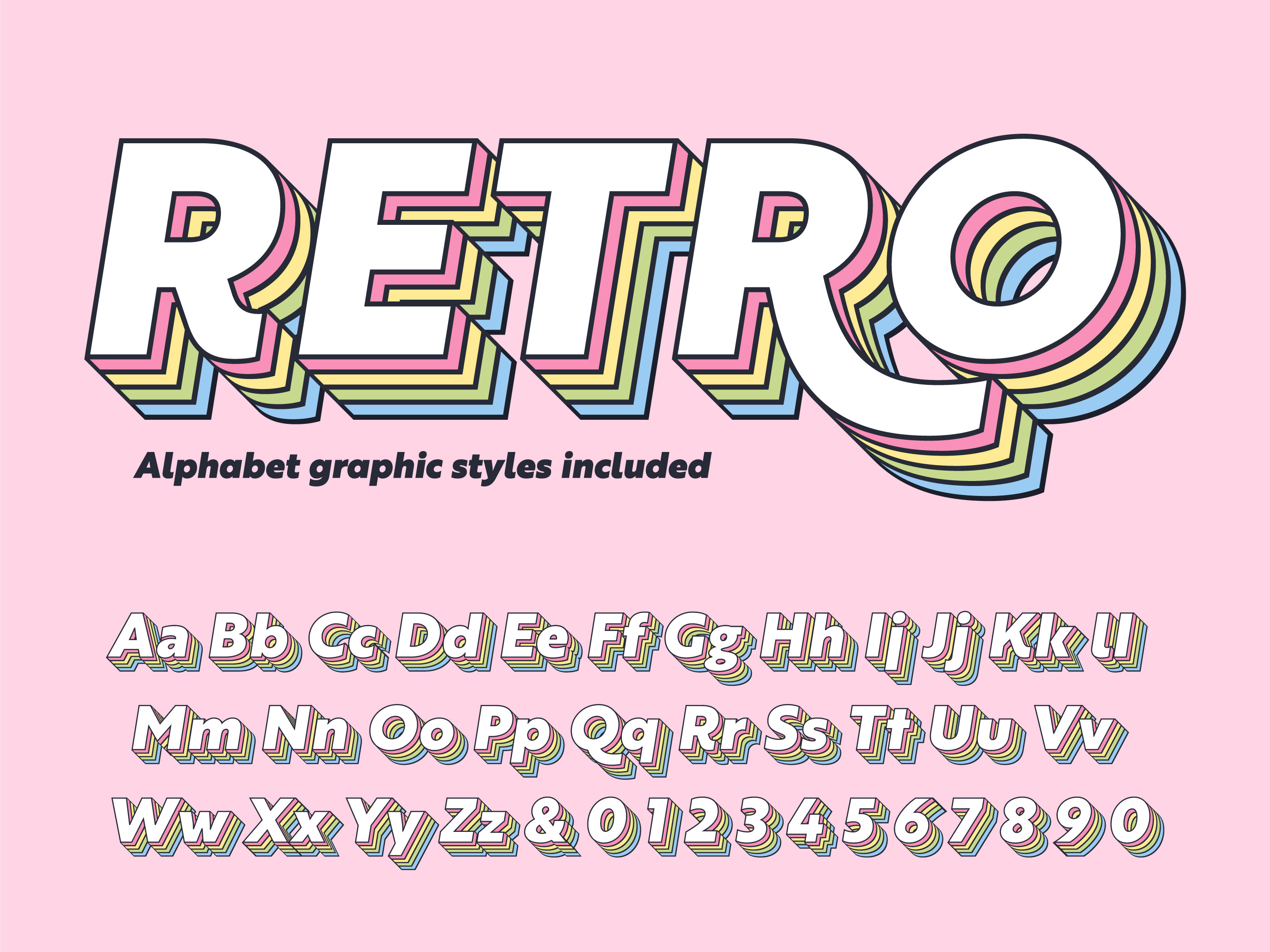 Free Free Layered Svg Fonts 289 SVG PNG EPS DXF File