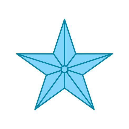 icono estrella del vector