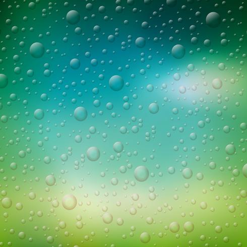 Ilustración de gotas de agua vector