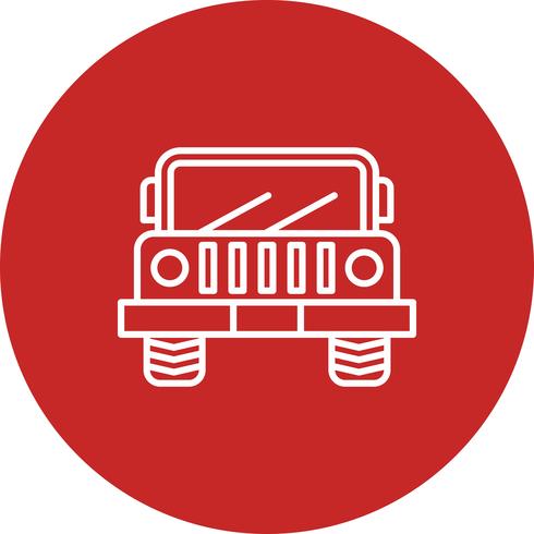 Vector jeep icon