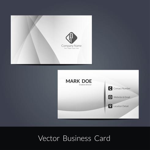 Modern business card template vector