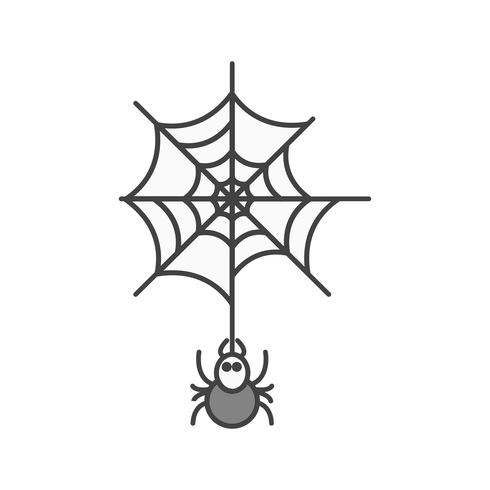 vector spider web icon 