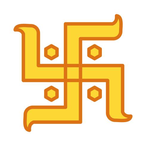 vector hindu sign icon