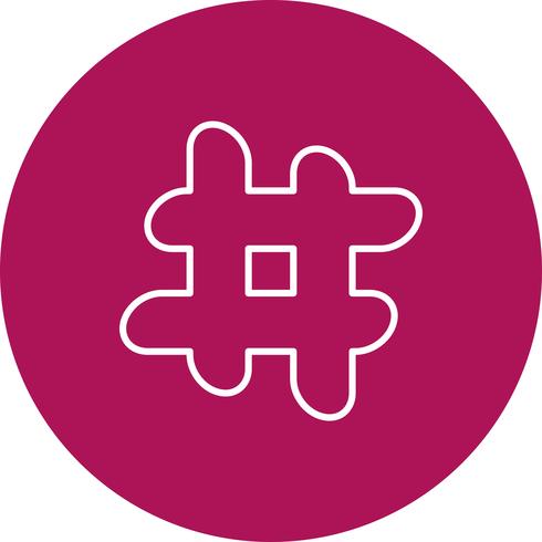 Vector Hash icon