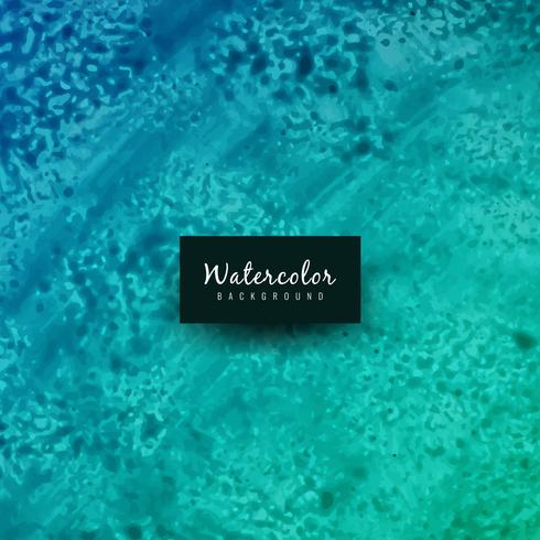 Abstract blue watercolor background vector