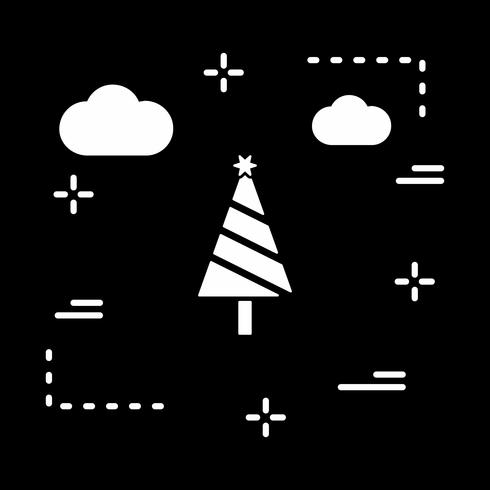 icono de árbol vector