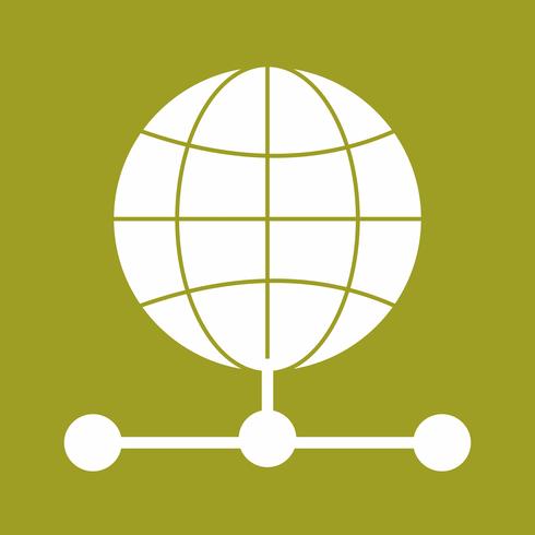 vector server global icon 