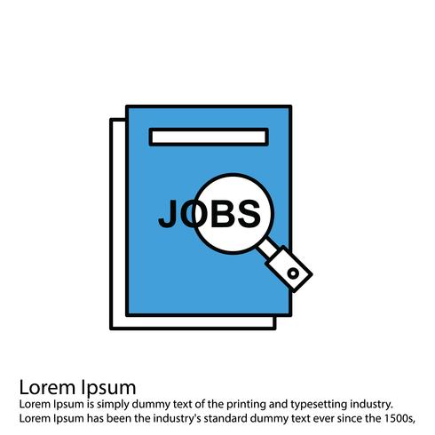 Vector jobs icon