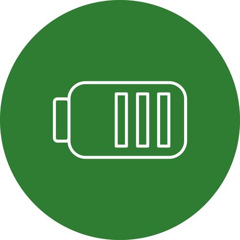 Icono de la batería del vector