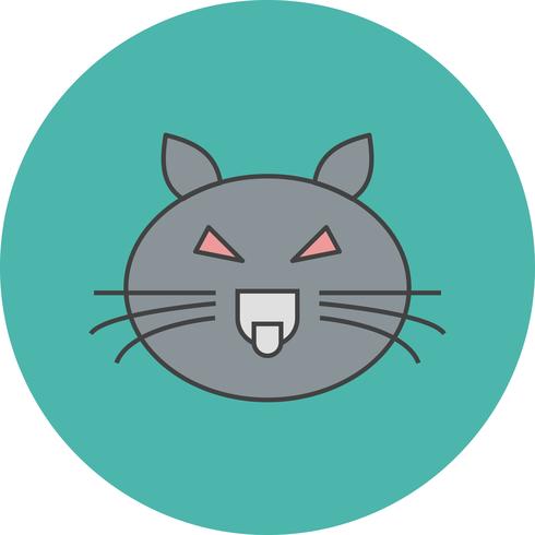 icono de gato vector