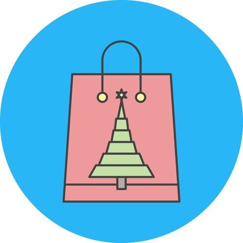 icono de bolsa de compras de vector