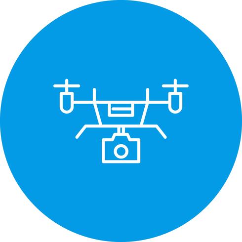 Icono de vector drone