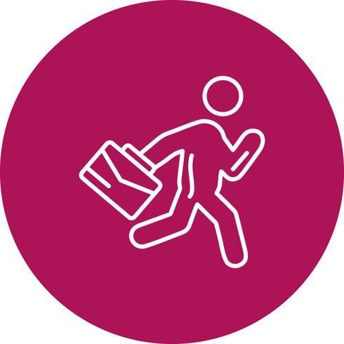 Vector walking icon