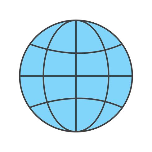 vector globe icon