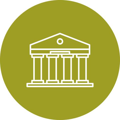 Vector bank icon