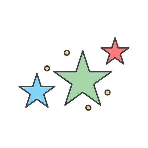 icono de estrellas vectoriales vector