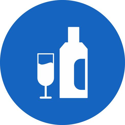 vector glass icon 