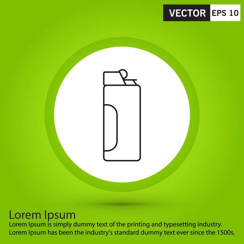 Perfect black icon,vector or pictogram illustration on green background. vector