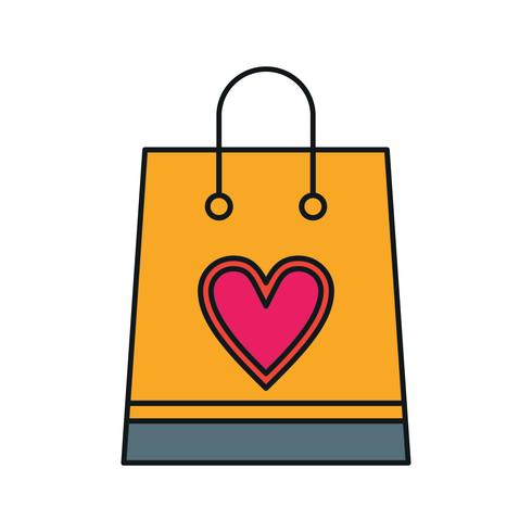 vector shopping bag icon