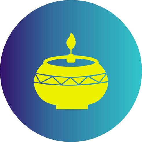 vector lamp icon 