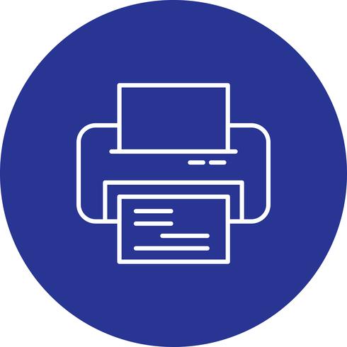  Vector printer icon