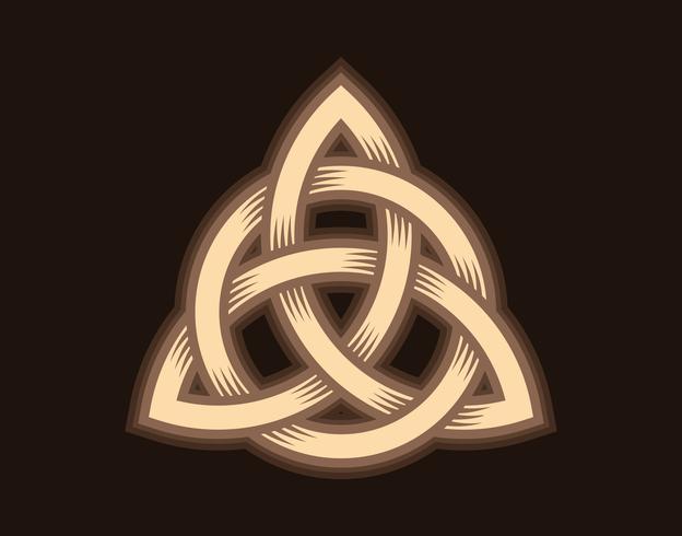 Triquetra ilustracion vector