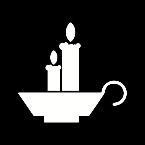 icono de velas vectoriales vector