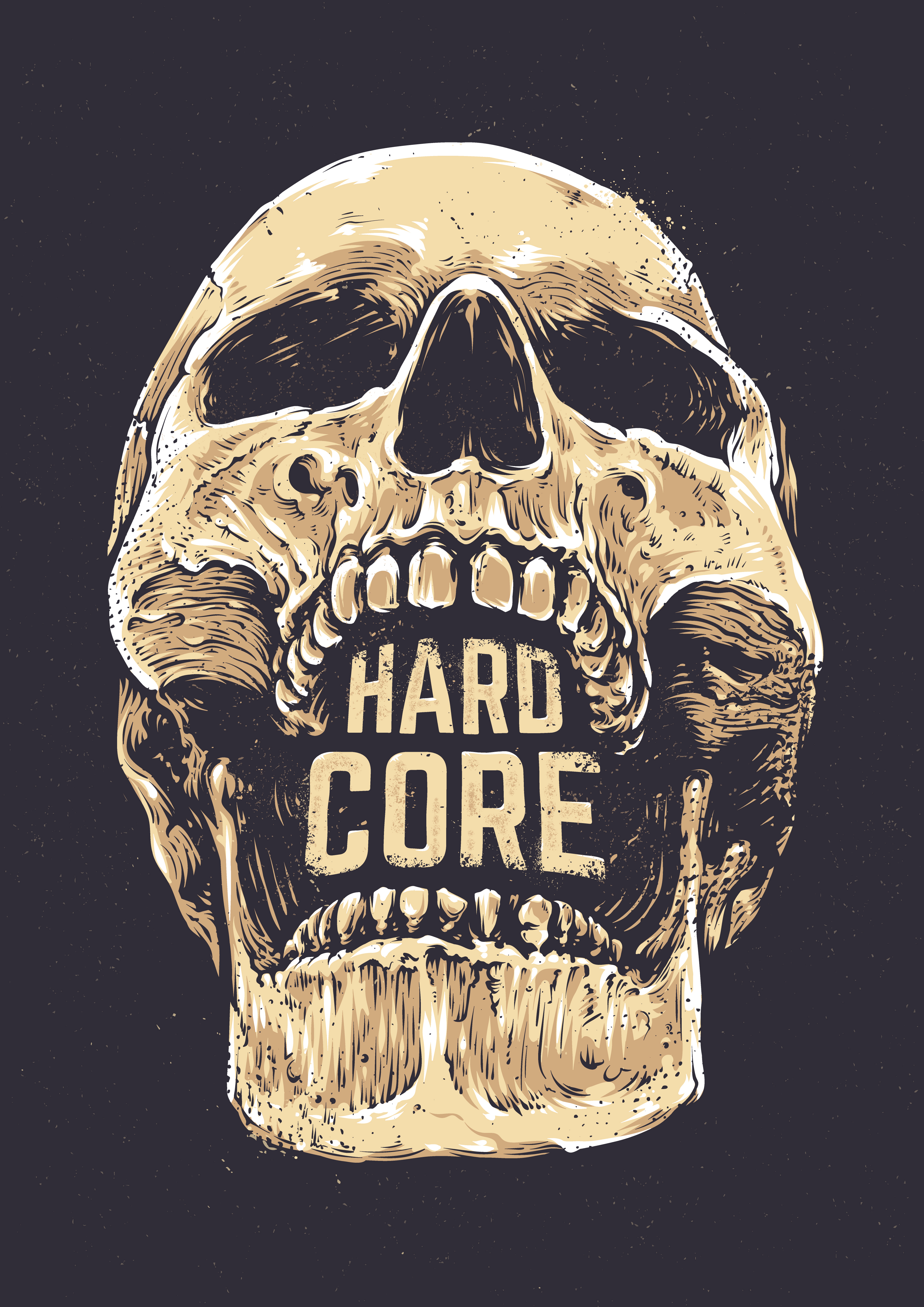 skull vector hard core shutterstock skulls tattoo vecteezy illustration anatomic graphics pack non vectors face clipart human system behance detailed