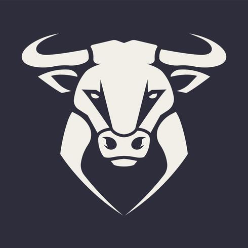 Icono de Vector de la mascota de Bull