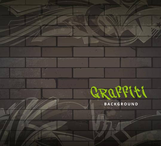 Fondo de vector de graffiti