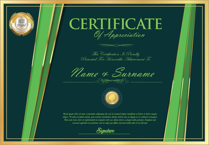 Certificate vector