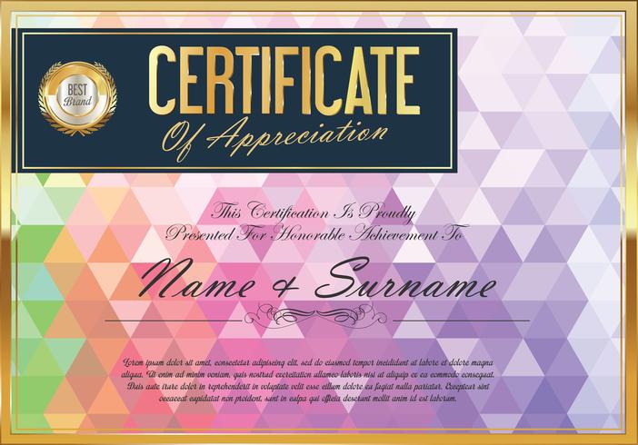 Certificate vector