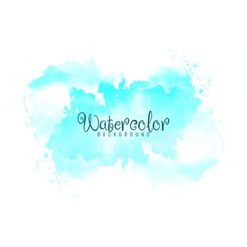 Modern watercolor splash design vector