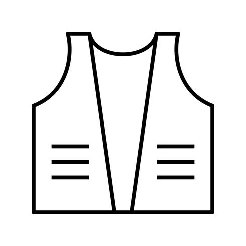 Line Black Icon vector