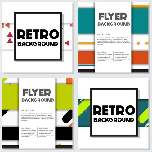 fresh background flyer style background Design Template vector