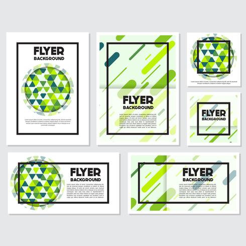 fresh background flyer style background Design Template vector